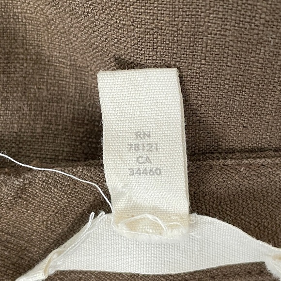 Eileen Fisher Linen Blend Olive Green Dress, EUC, Large - Picture 11 of 15